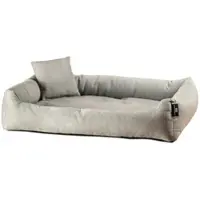 Rohrschneider Bequemes Kuschelsofa für Haustiere Größe 2 Farbe Grau