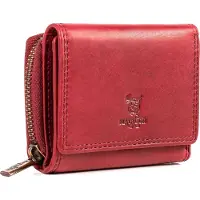 Matador Leder Damen Portemonnaie CHIQUITO Klein RFID Pink