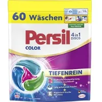 Persil Waschmittel Color 4in1 Tiefenrein, Discs, Excellence, 1,02kg, Waschladungen 60