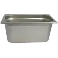 B&S GN Behälter Einsatz Edelstahl 1/4 Tiefe 15 cm - 4 Liter