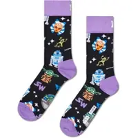Happy socks Socken STAR WARS Purple Sock Unisex Black-Schuhgröße 36 - 40