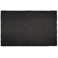 Karat Kokosmatte Eingangsmatte Fußabtreter nach Maß Schwarz 24 mm 200 x 100 cm