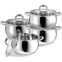 Maestro MR-3515-8 Set mit 8 Töpfen (2,0 l, 2,8 l, 3,8 l, 6,4 l)
