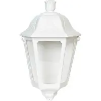 Fumagalli 1891 Wandleuchte iesse 1xe27 ip55 l.22xb.13xh.35cm weiß harz