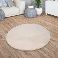 TT Home Wohnzimmer Kurzflor Einfarbig Modernes Design Waschbar