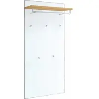 Möbel Kraft Garderobenpaneel Duna , weiß , Glas,Holzwerkstoff , Maße (cm): B: 80 H: 170 T: 27.0