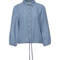 Street One Hemdbluse 3/4-Arm im Denim-Look