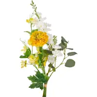Creativ Green Kunstblumenstrauß "Ritterspornstrauß" mit schönen Blüten