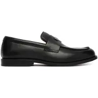 Calvin Klein Halbschuhe Ess Rubber Loafer Hw Plaq Va Lth HM0HM02177 Schwarz 41