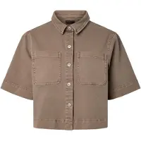 Pieces Pcsalume Kurzarmhemd | Beige | M