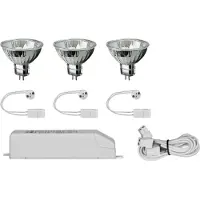 Paulmann 2Easy Einbauleuchten Basis-Set 3x28W 105VA 230/12V GU5,3 51mm
