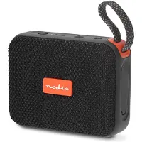 Nedis Bluetooth-Lautsprecher - 360 min - Handgerät - 10 W - Mono - Aussenbereich / Portable / Startseite - Orange / Schwarz