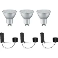 Paulmann 2Easy Einbauleuchten Basis-Set LED 3x3,5W 2700K 230V GU10 51mm