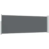 vidaXL Ausziehbare Seitenmarkise 500 x 100 cm Polyester Rechtwinklig