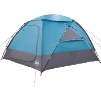 vidaXL Kuppelzelt mit abnehmbarem Regenfly Blau 8-Personen