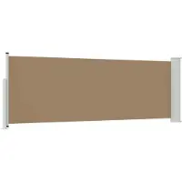 vidaXL Ausziehbare Seitenmarkise 300 x 100 cm Polyester Rechtwinklig