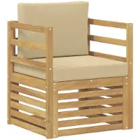 vidaXL Outdoor-Sofa Polyester Weiß