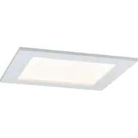TIP Einbauleuchten Set Panel eckig LED 1x12W 230V 3000K 165x165mm Weiß/Kunststoff
