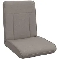 vidaXL Verstellbarer Fußsessel Taupe Stoff