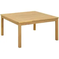 Syfax Couchtisch Helles Akazienholz 85 x 85 x 45 cm Massivholz Akazie