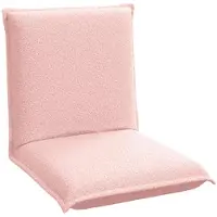 vidaXL Verstellbarer Fußsessel Rosa Schafstoff