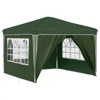 Syfax Pop-up Partyzelt 288 x 288 x 245 cm Grün Oxford-Stoff