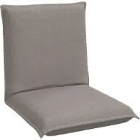 vidaXL Verstellbarer Fußsessel Taupe Stoff