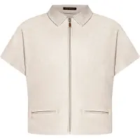 Betty Barclay Blazer-Jacke mit Reißverschluss in Grau Beige | Gr.: 46