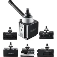 Vevor Schnellwechsel-Werkzeughalter-Set, 6-teilig, Drehwerkzeughalter für 10"-15"-Minidrehmaschinen