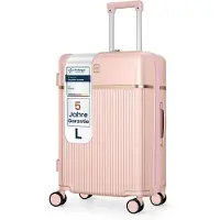 4FLY Hartschalen-Reisekoffer »Lumina« L - 68 L rosa, 44x65x27 cm