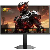 StarTech.com P276MS - Gaming Monitor - QHD 2560 x 1440 - 240 Hz (OC 275 Hz) - Fast IPS 1 ms MPRT - HDR1000 1200 Nits - FreeSync - Höhen- & schwenkbarer Standfuß
