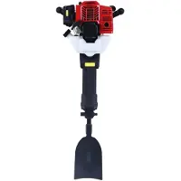 StarTech.com Benzin Erdbohrer - Pfahllochbohrer - 2‑Takt - 52 ccm - 1900 W - Für Zaunpfähle & Gartenbau - Schwarz