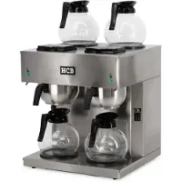 HCB Kaffeemaschine - 2 x 1,8 Liter - 230V - Edelstahl - 1714