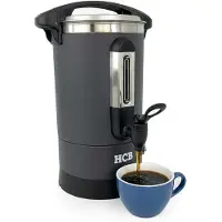HCB Kaffeemaschine - 5,3 Liter - 35 Tassen - schwarz - 230V - Edelstahl - 1349
