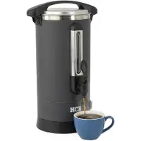 HCB Kaffeemaschine - 8,7 Liter - 55 Tassen - schwarz - 230V - Edelstahl - 1352