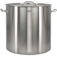 HCB Kochtopf - alle Wärmequellen - 130 Liter - Edelstahl - 5477