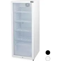 HCB Glastürkühlschrank - 248 Liter - Weiß - 230V - 5110