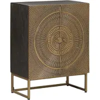 vidaXL Sideboard Messing 53,5 x 30 x 70 cm