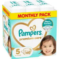 Pampers Premium Care Size 5 Diapers 160 Count