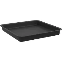 vidaXL Blumentöpfe 24 pcs Schwarz 23 x 23 x 17,5 cm Kunststoff