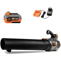 FUXTEC Akku Laubbläser FX-E1LB20 SET1 - 20V | 2,4Kg |137km/h Blasgeschwindigkeit | geringe Lautstärke 96db(A) | 1 x Akku 4Ah| 1 x Ladegerät 1A