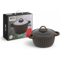 Resto Kitchenware Bratentopf "Ascella, Schmortopf antihaftbeschichtet und spülmaschinenfest" 2 Stk. tlg. Aluminiumguss