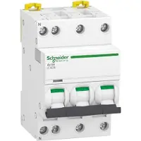 Schneider Electric Schneider Acti9 Ic40N 3P+N C25A Sicherungsautomat - A9P54725