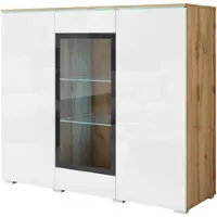 P&b Highboard Vera Weiß Hochglanz