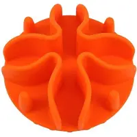 OEM Silikonisches Anti-Glutschutz-Insert für Hundebett, groß, orange