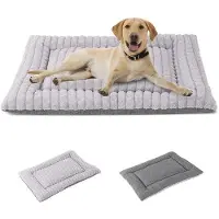 OEM Hunde-Waschmat, Weiches und Warmes Hunde-Decken für unterwegs, Katze-Kissen für große und kleine Hunde oder Katzen, FC014 (Grau, XXL (121 * 76cm))