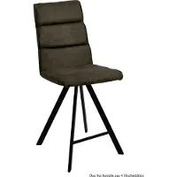 58 aufm Kessel Thekenstuhl (4er-Set) Delfina 47x109x60 Schwarz/Khaki