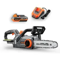 FUXTEC Akku Kettensäge FX-E1KS20 SET 2 - 20V | Schwertlänge 25 cm | 3,4 Kg | 5m/s | 40 Treibglieder | mit Akku 2Ah | mit Ladegerät 2,4A