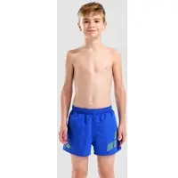 Arena Badeshorts Jungen Logo R - Neon Blue-artic Lime - 152