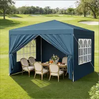 SUCCESS COURIER Garten Gazebo – Outdoor Dachschutz, ideal für Patio, Hochzeiten, Catering & Events (nur Gazebo, ohne Seitenwände)